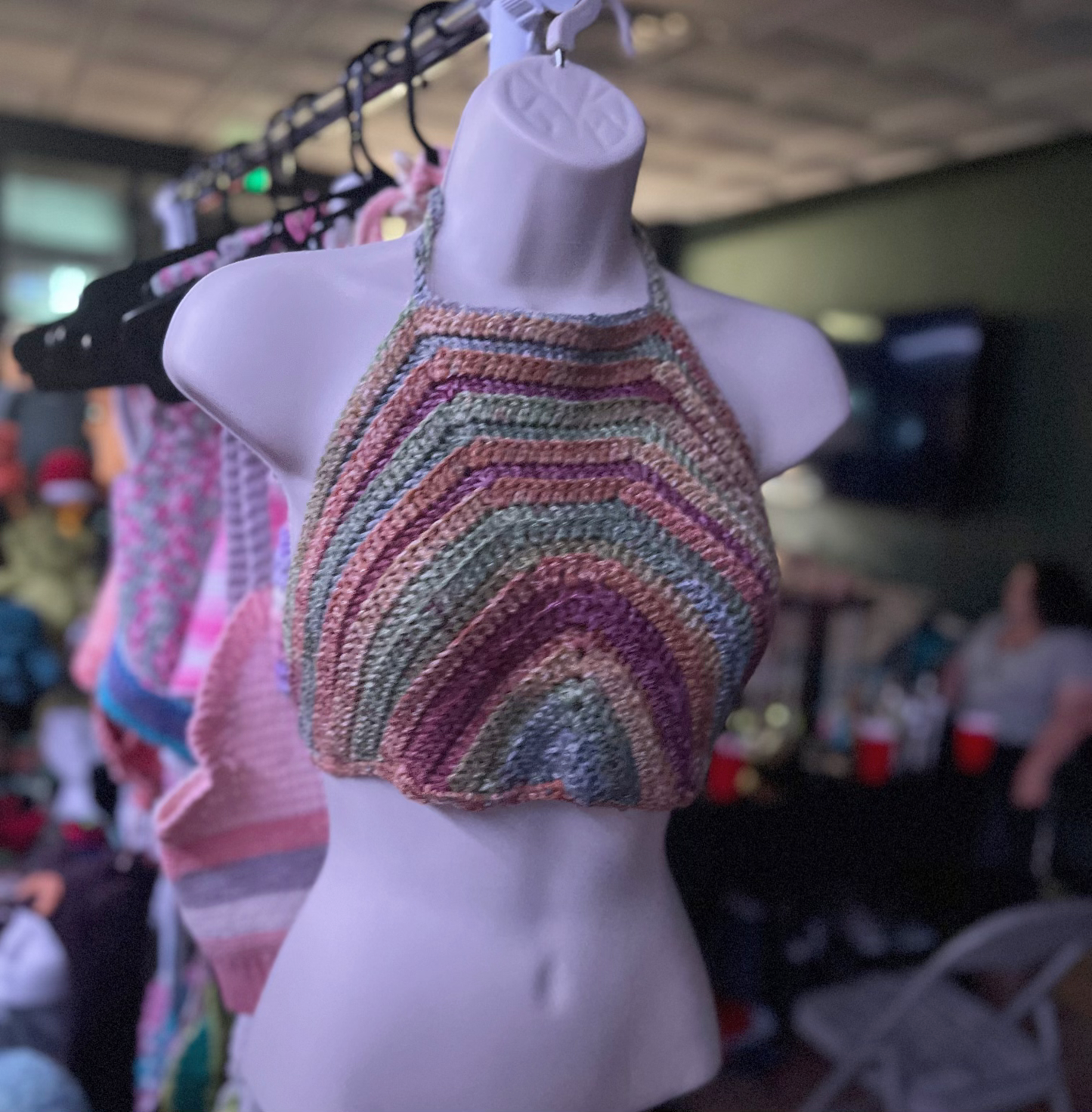 High Neck Halter Top