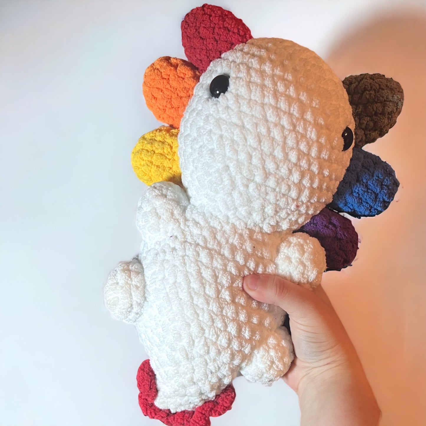 Crochet Rainbow Axolotl