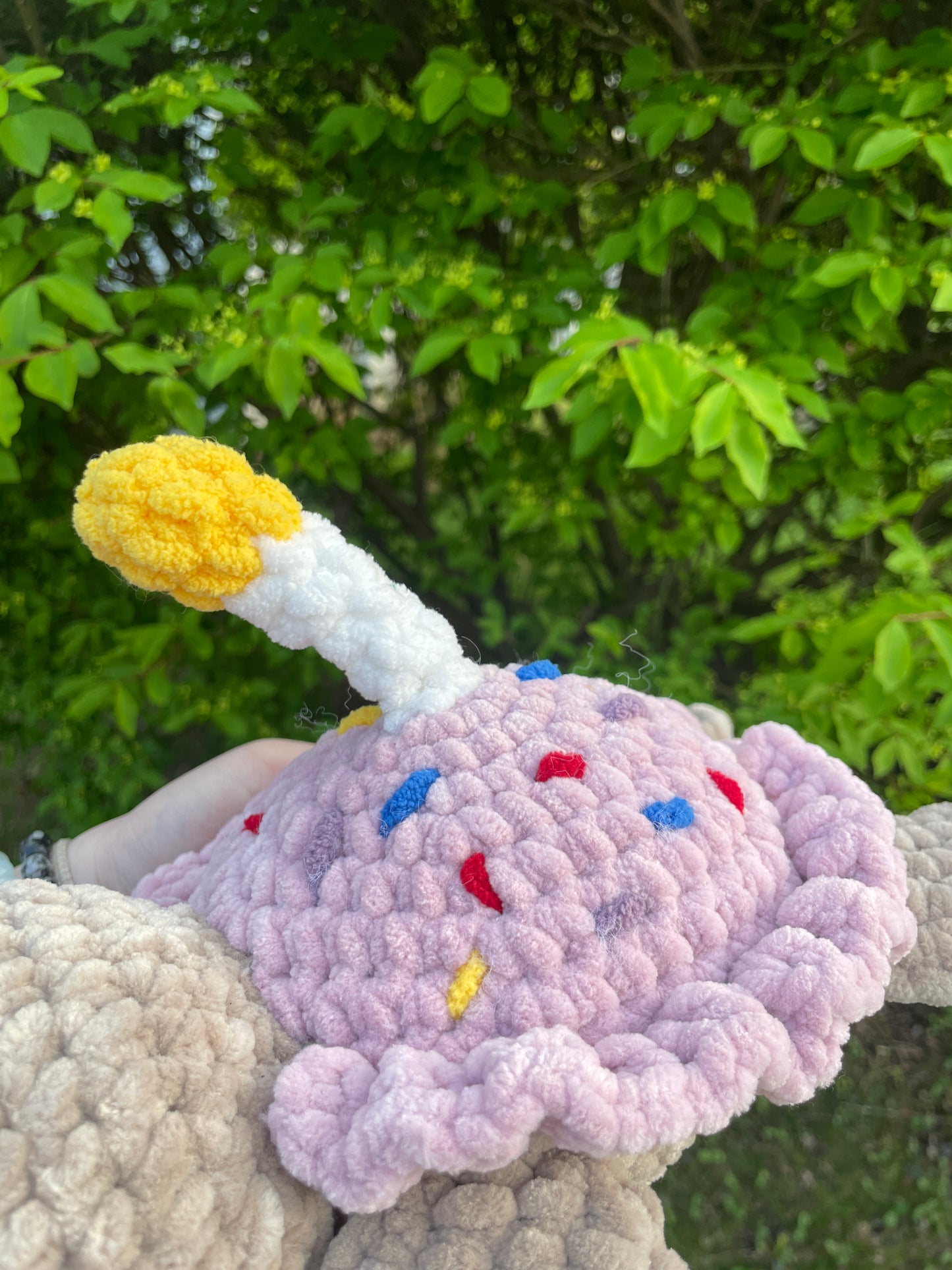 Birthday cupcake turtle