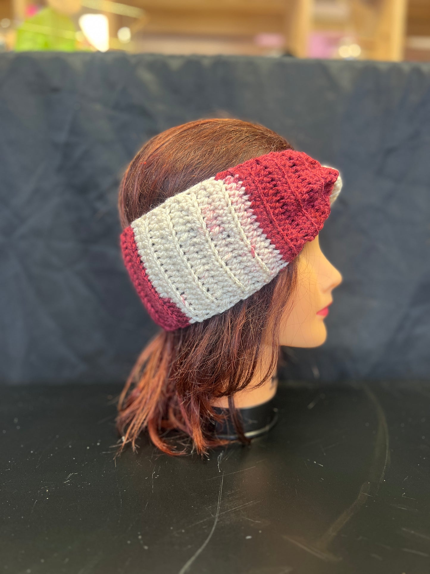 Candy Cane Winter Headband