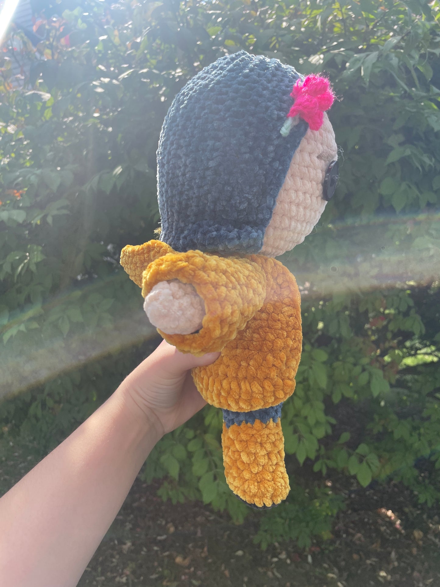 Crochet Coraline doll