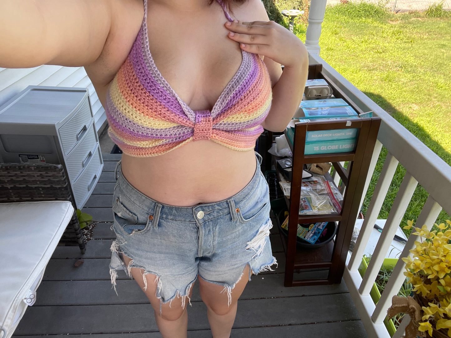 Twisted Bow Crop Top