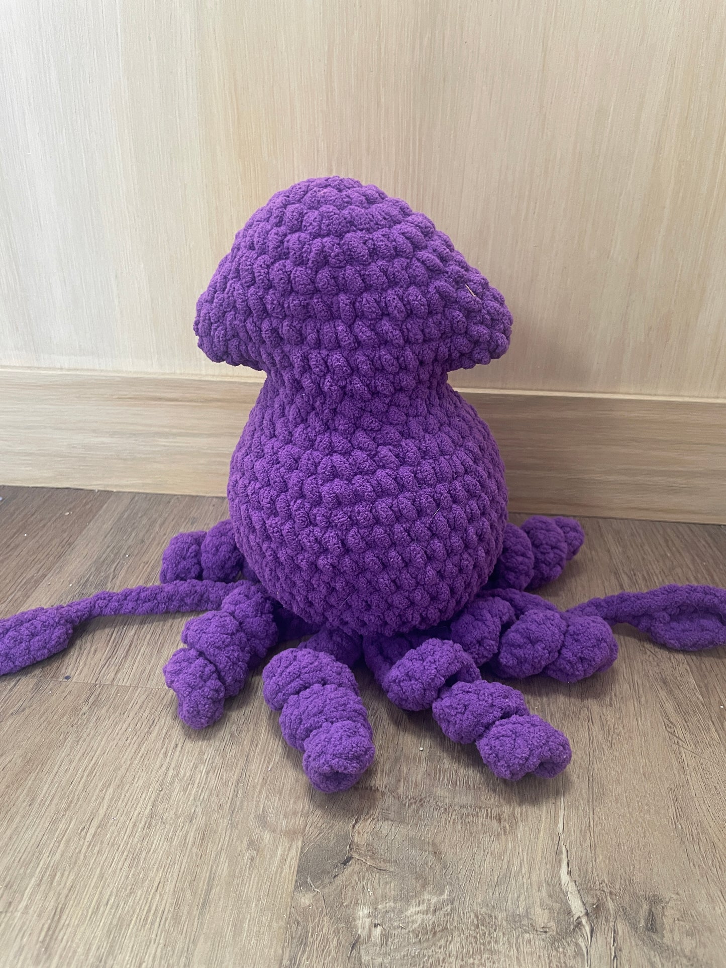 Squid crochet plush