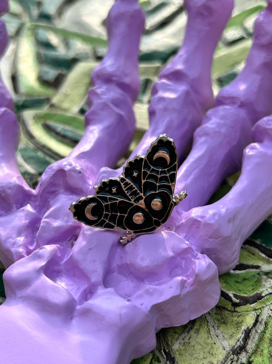 Mystical Moth Enamel Pin