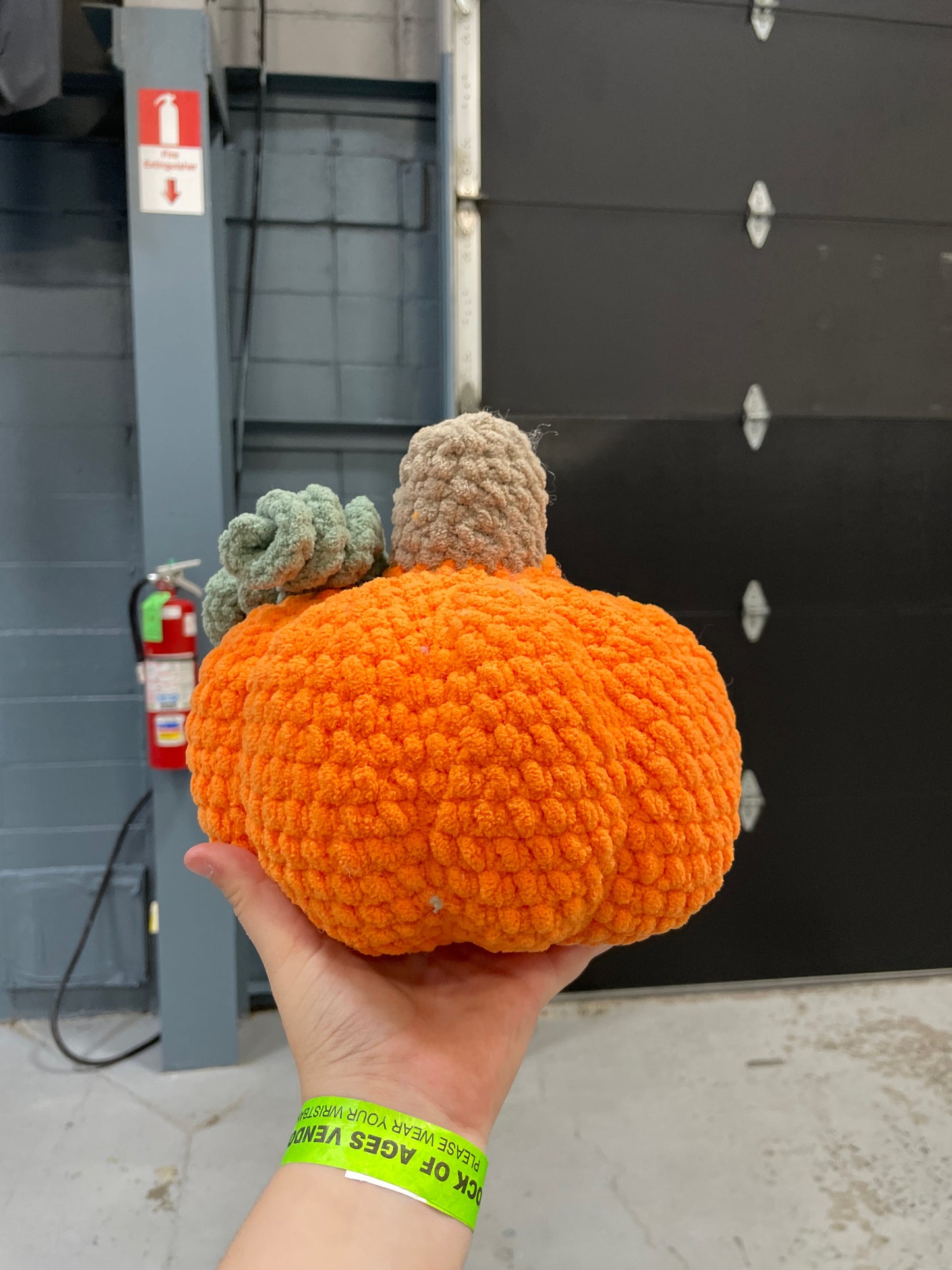 Jumbo pumpkin plush