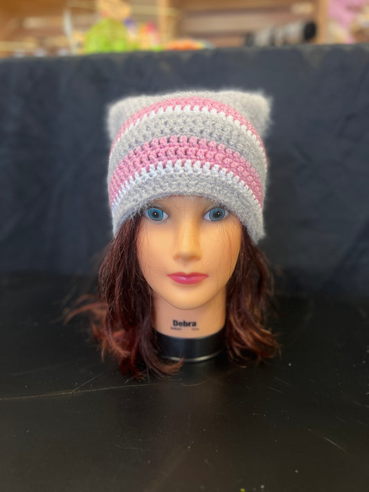 Crochet Cat Ear Beanie