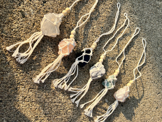 Healing Crystal Car Charms