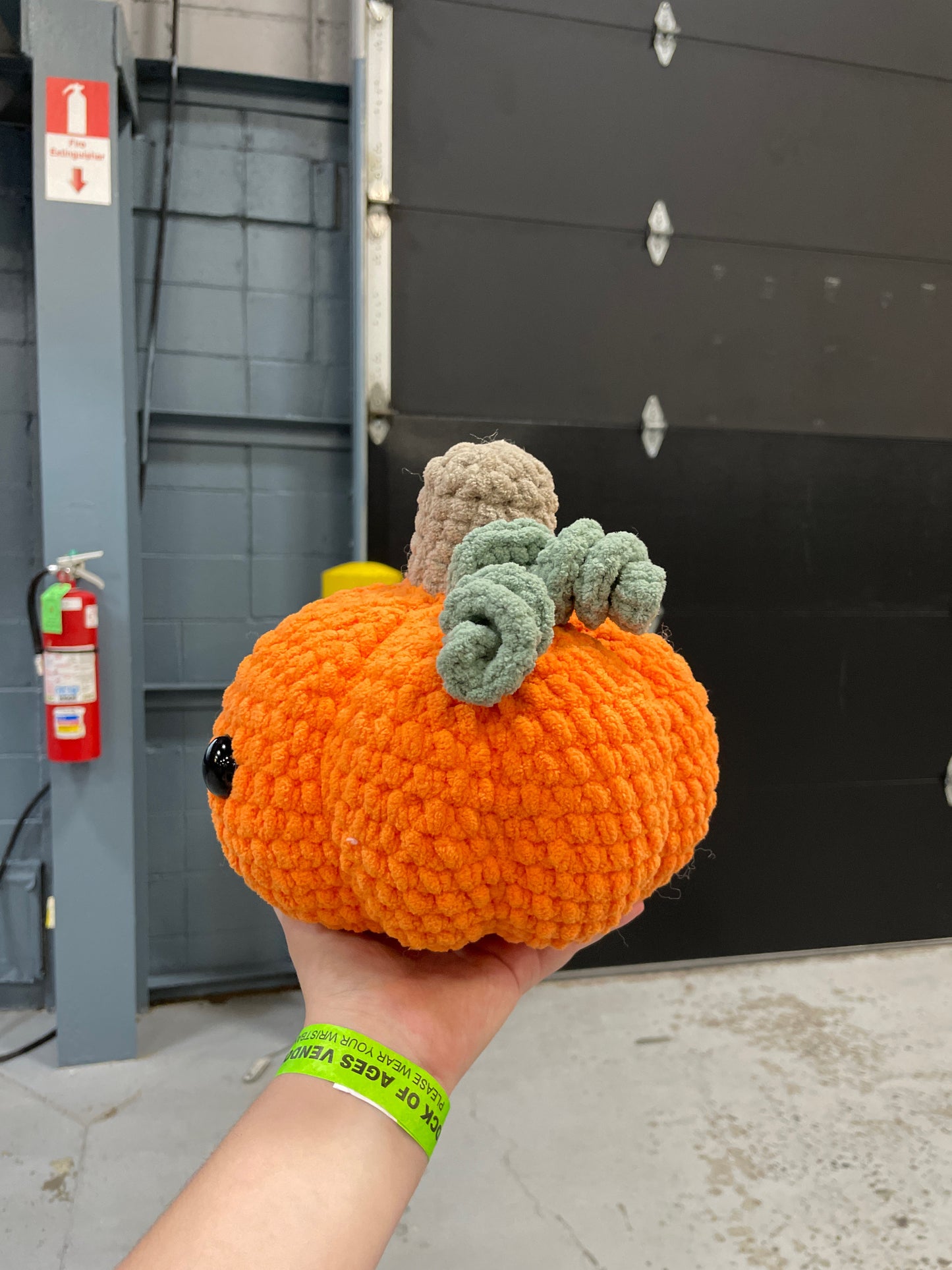 Jumbo pumpkin plush