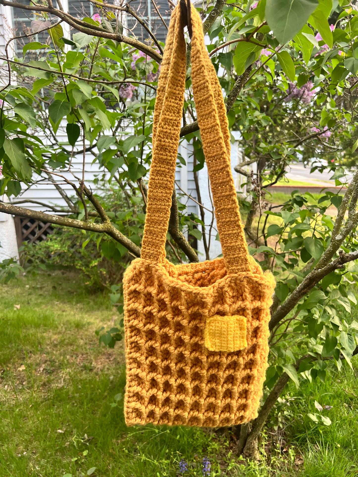 Waffle tote bag