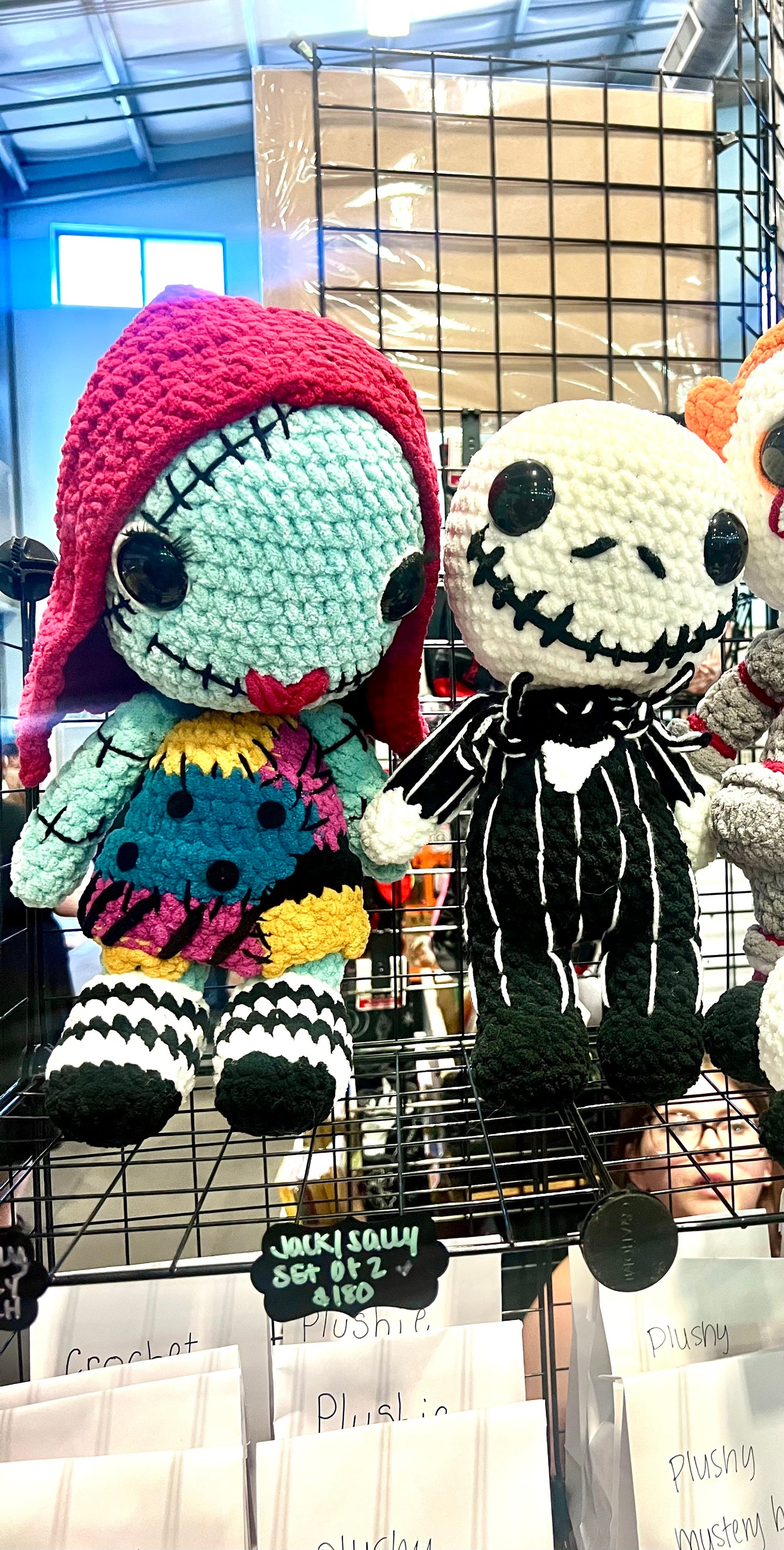 Jack and sally plushies