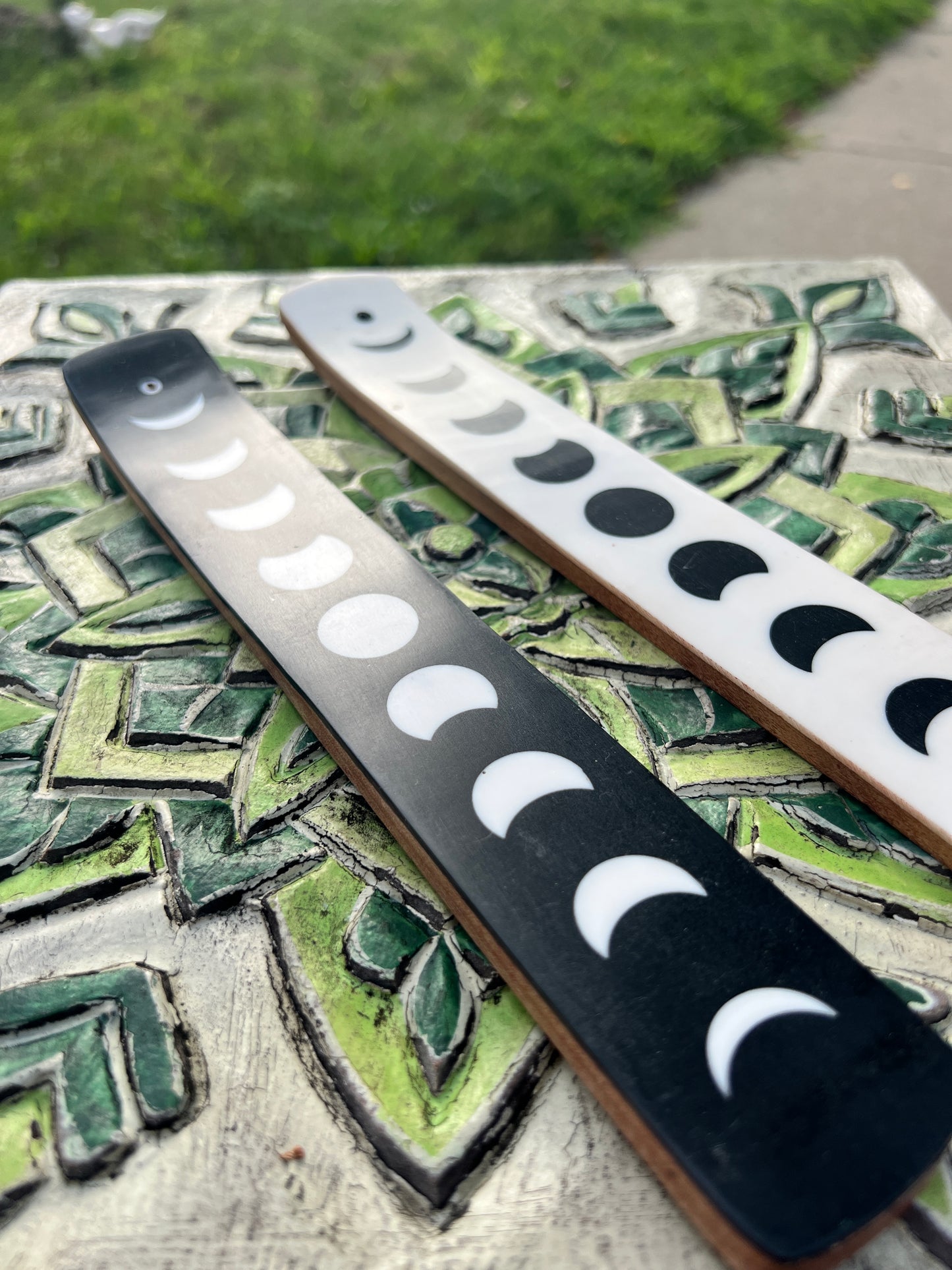 Moon Phases Incense Holder