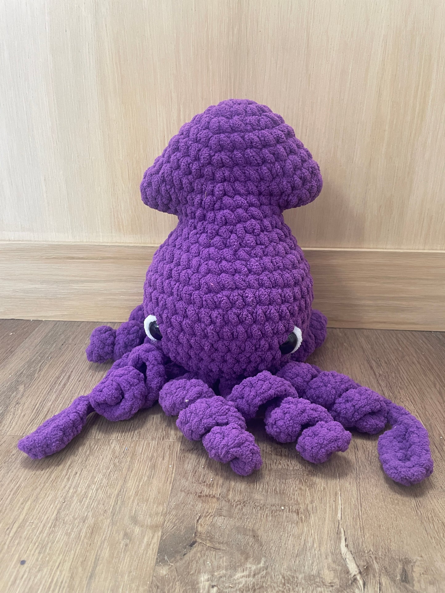 Squid crochet plush