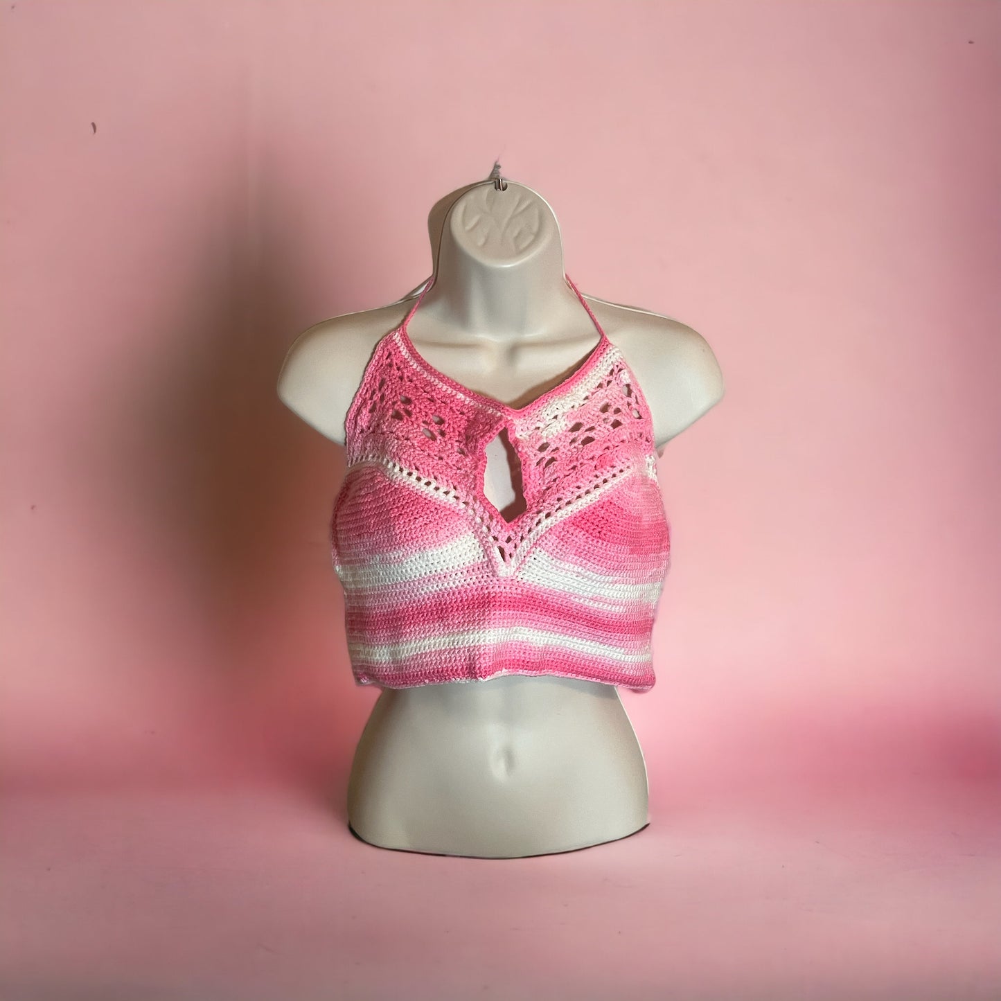 Pink Princess Crochet Top